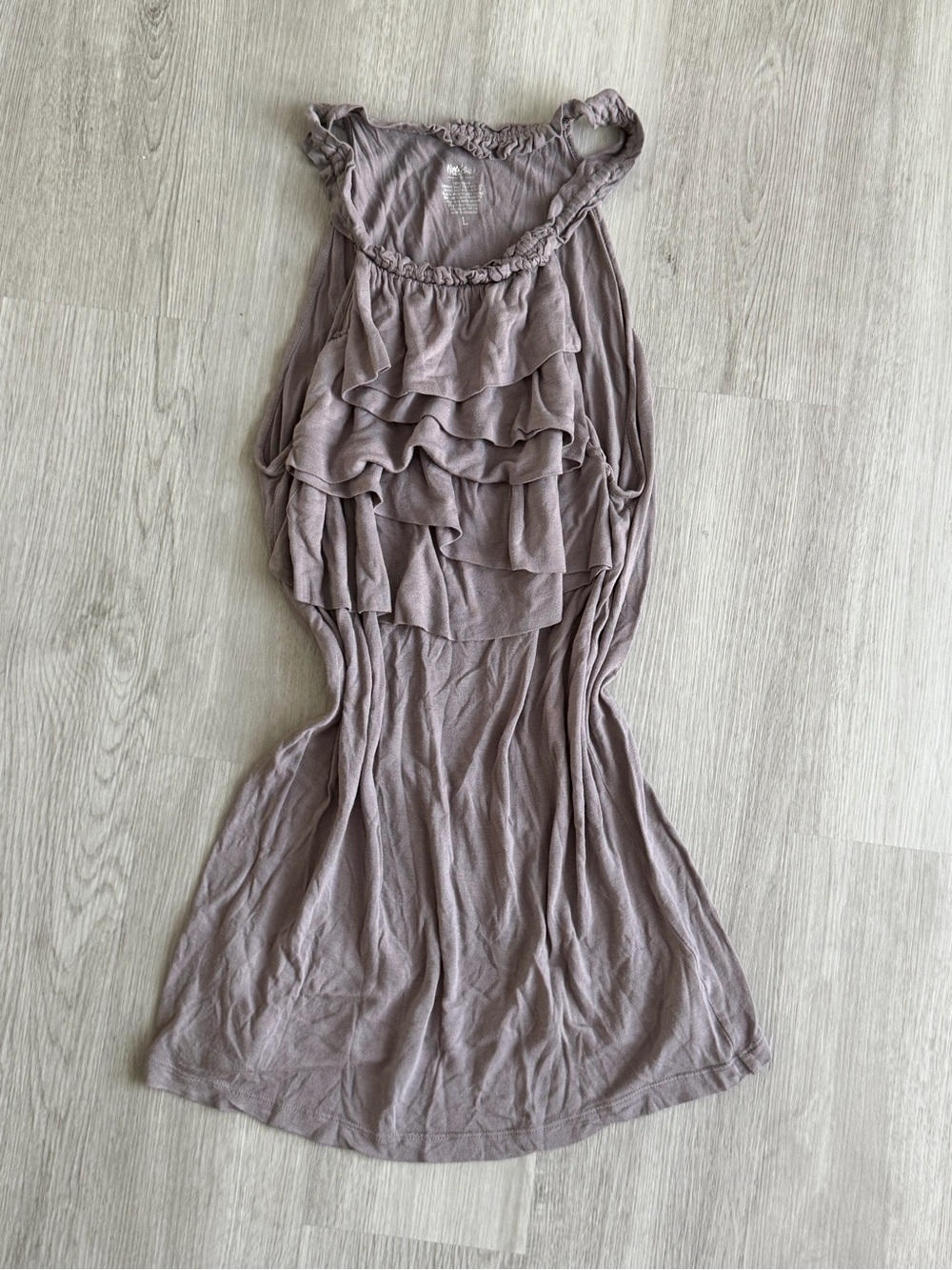 Y2k Mossimo Mauve Ruffle Layered Tunic Top 🩰
